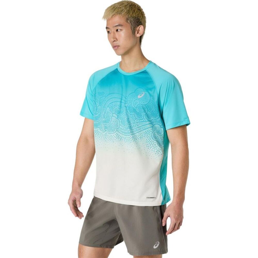 Asics Mens Ibuki Road T-Shirt / Aqua